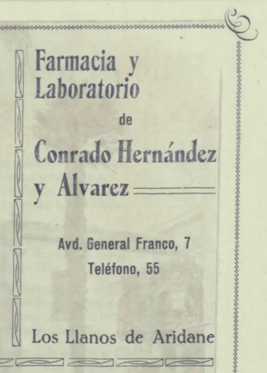 Programa Bajada de La Virgen, 1945.